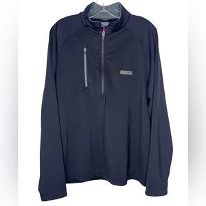 Zero Restriction Golf Apparel Men’s 1/4 Zip Pullover Black Medium
